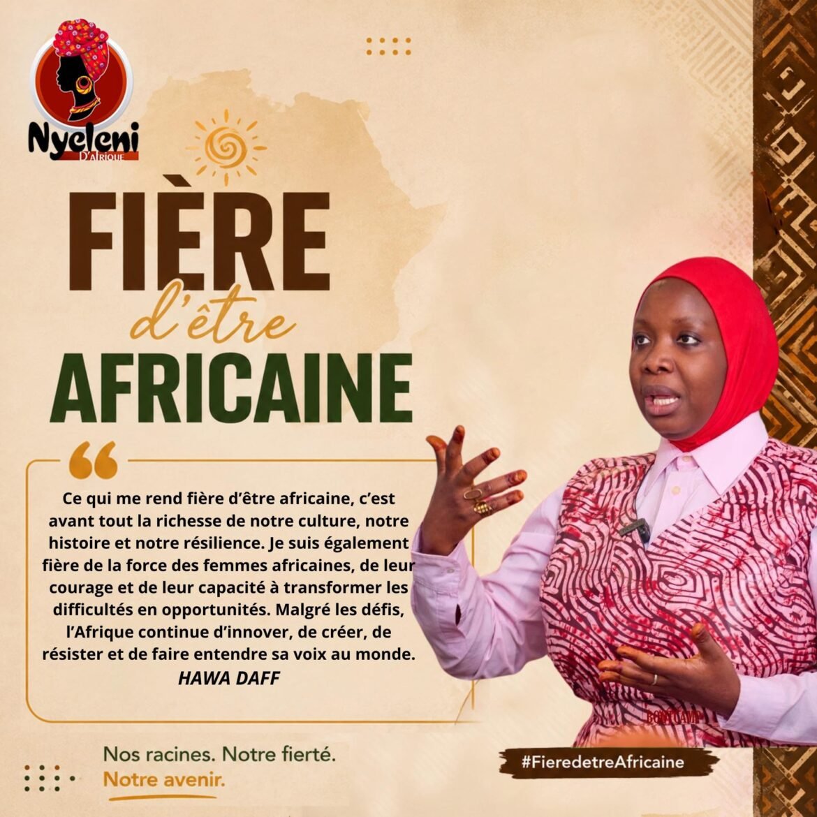 Mme Hawa Daff, Coordonnatrice Espace Elle.
